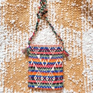 Colorful Peruvian Knit Bag